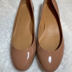 J. CREW LILY PATENT BALLET FLAT WOMENS SIZE 8 1/2